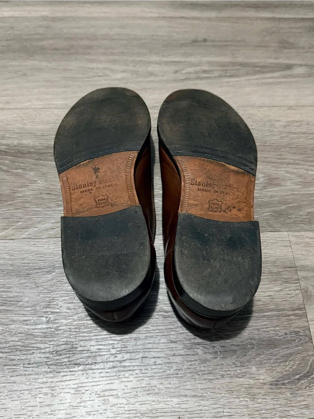Men's Brown Leather Tassel Kiltie Loafers